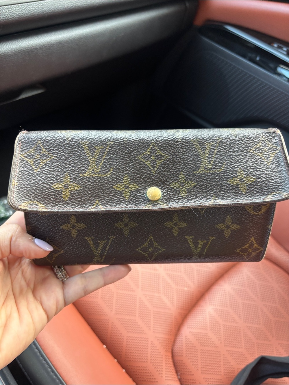 Louis Vuitton Monogram Porte Tresor International Wallet in Brown